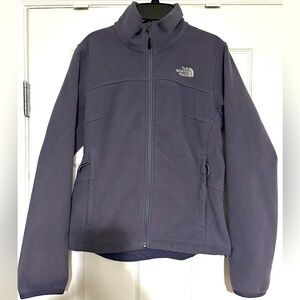 Like New North Face Women's Fleece Soft Shell Jacket Smokey lavender Size Small